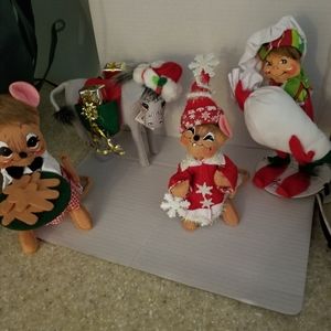 FINAL WEEK Vintage Anna Lee Christmas Dolls